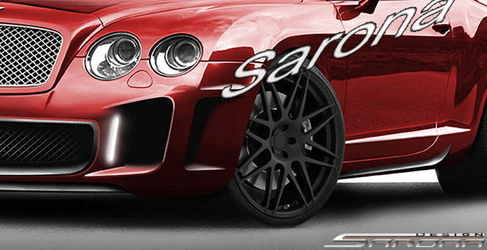 Custom Bentley GTC  Convertible Front Bumper (2003 - 2009) - Call for price (Part #BT-006-FB)